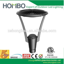 ETL DLC outdoor led garden lighting pole lights fixtures